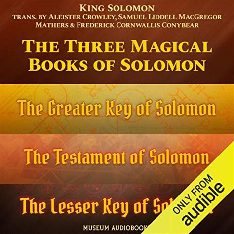 The three magical scriptures of solomon in wikipedia